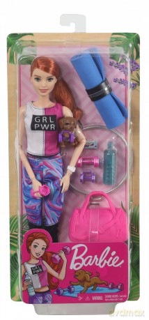 Lalka Barbie Relaks na siłowni + akcesoria