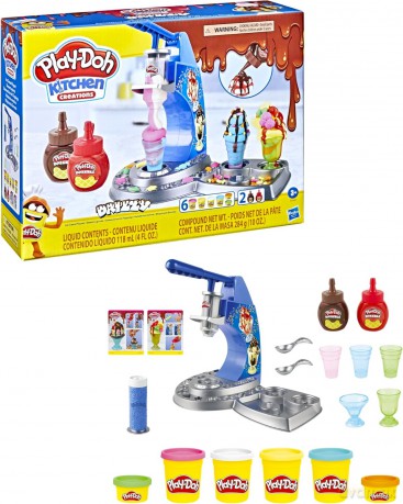 Masa plastyczna PlayDoh Tęczowa Lodziarnia