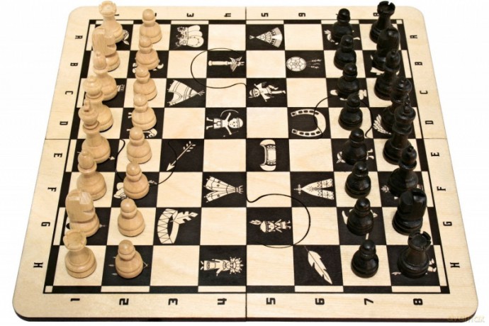 Puzzle Szachy Brązowe [GRA]