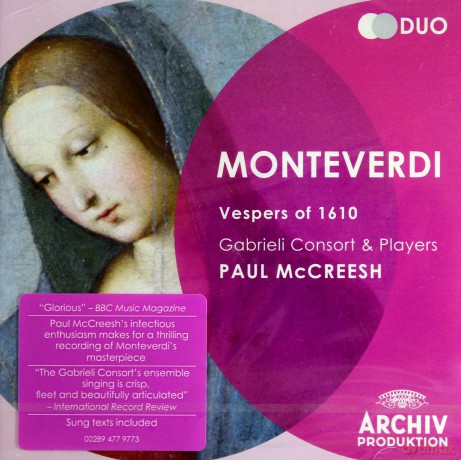 Paul Mccreesh: Monteverdi: 1610 Vespers (Duo) [2CD]