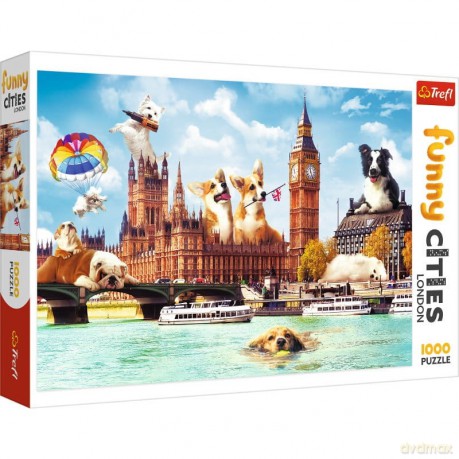 TREFL 1000 el. Psy w Londynie [PUZZLE]