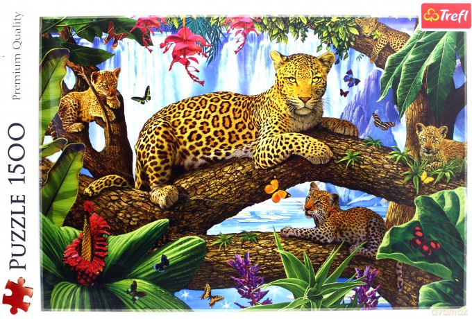 TREFL 1500 el. Odpoczynek wśród drzew [PUZZLE]