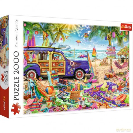 TREFL 2000 el. Tropikalne wakacje [PUZZLE]