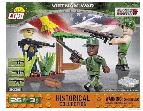 Vietnam War 26 el. 3 figurki [KLOCKI]