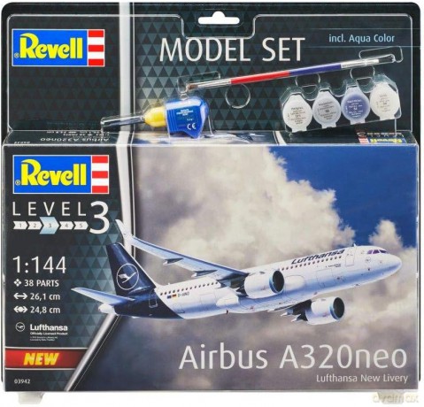 Zestaw do sklejania Airbus Neo Lufthansa