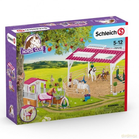 Zestaw figurek Szkoła jeździecka+akcesoria+ konie [FIGURKA]