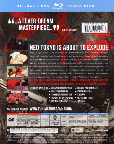 Akira [Blu-Ray]+[DVD]