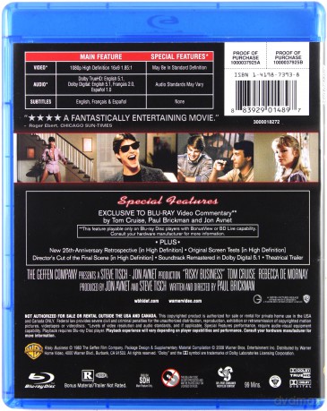 Risky Business (Ryzykowny interes) [Blu-Ray]