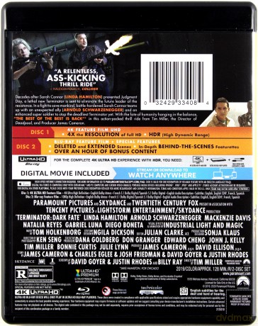 Terminator: Dark Fate (Mroczne przeznaczenie) [Blu-Ray 4K]+[Blu-Ray]