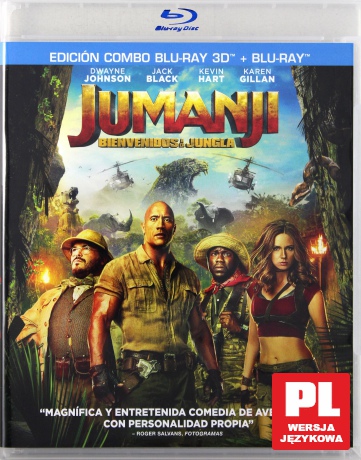 Jumanji: Przygoda w dżungli [Blu-Ray 3D]+[Blu-Ray]