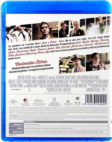 Hail, Caesar! (Ave, Cezar!) [Blu-Ray]