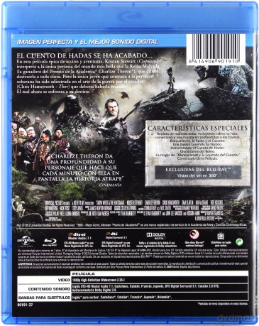 Snow White & the Huntsman (Królewna Śnieżka i Łowca) [Blu-Ray]