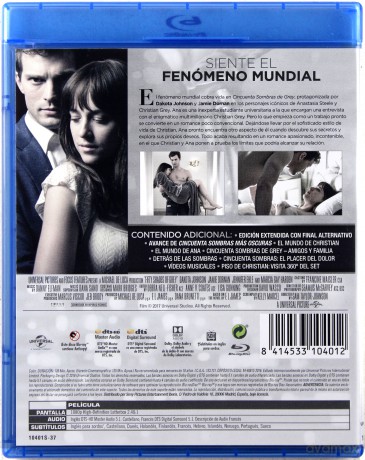 Fifty Shades of Grey (Pięćdziesiąt twarzy Greya) [Blu-Ray]