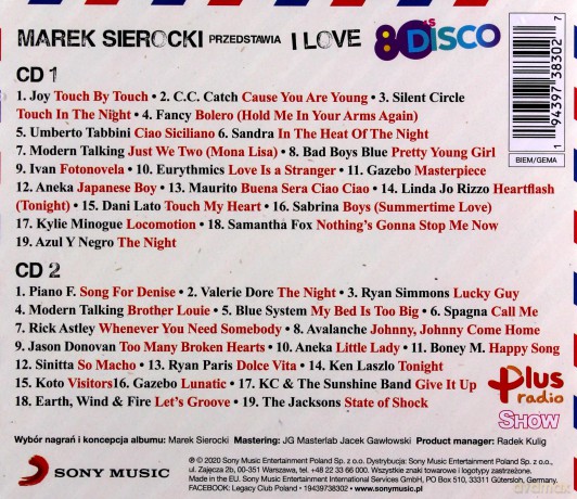 Marek Sierocki Przedstawia: I Love 80's Disco [2CD]