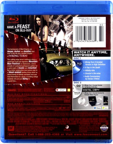 Wrong Turn 5: Bloodlines (Droga bez powrotu 5: Krwawe granice) [Blu-Ray]+[DVD]