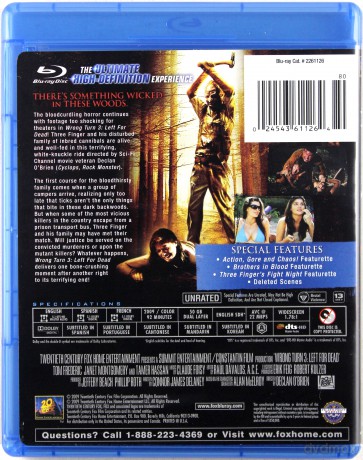 Wrong Turn 3: Left for Dead (Droga bez powrotu 3) [Blu-Ray]
