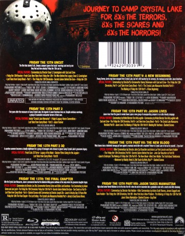 Friday the 13th: 8-Movie Collection [8xBlu-Ray]