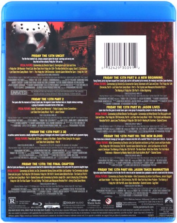 Friday the 13th: 8-Movie Collection [8xBlu-Ray]