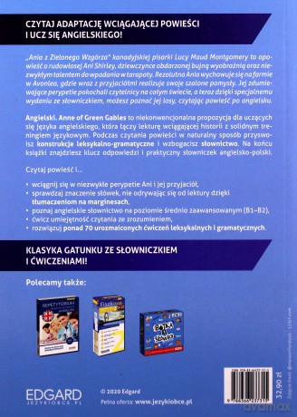 Ania z Zielonego Wzgórza. Anne of Green Gables. Adaptacja klasyki z ćwiczeniami do nauki angielskiego - Lucy M. Montgomery [KSIĄŻKA]