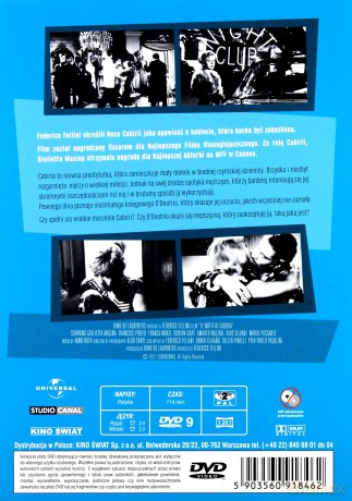 Noce Cabirii [DVD]