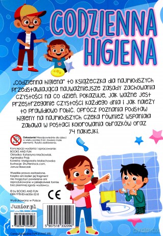 Codzienna higiena kolorowanka [KSIĄŻKA]