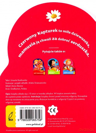 Czerwony Kapturek Wykrojnik - Urzuszla Kozłowska [KSIĄŻKA]
