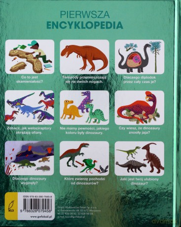 Dinozaury. Pierwsza encyklopedia [KSIĄŻKA]