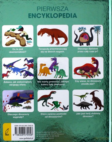 Dinozaury. Pierwsza encyklopedia [KSIĄŻKA]