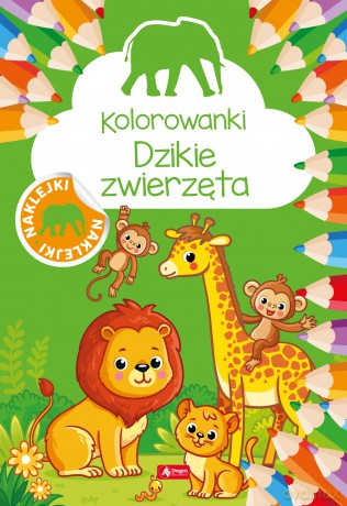 Dzikie zwierzęta. Kolorowanki [KSIĄŻKA]