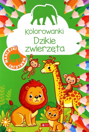 Dzikie zwierzęta. Kolorowanki [KSIĄŻKA]