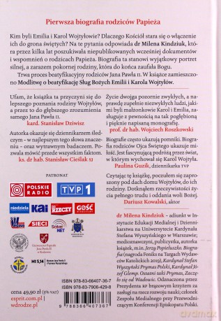 Emilia i Karol Wojtyłowie. Rodzice św. Jana Pawła II - Milena Kindziuk [KSIĄŻKA]
