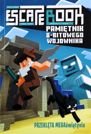 Escape book Przeklęta MEGAświątynia Minecraft. Pamiętnik 8 bitowego wojownika (Tom 11) - Cube Kid, Alain Puyssegur [KSIĄŻKA]