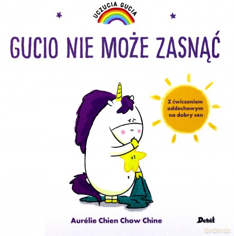 Gucio nie może zasnąć. Uczucia Gucia - Aurelie Chien Chow Chine [KSIĄŻKA]