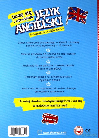 Język angielski. Uczę się i utrwalam. Ćwiczenia dla uczniów klas 1-4 [KSIĄŻKA]