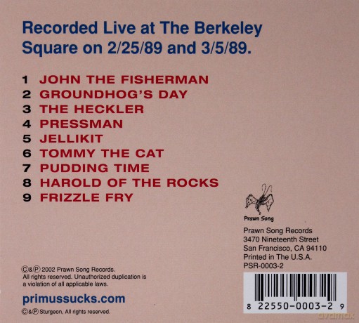 Primus: Suck On This (digipack) [CD]