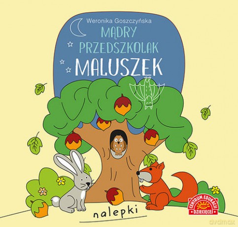 Mądry przedszkolak maluszek książeczka z nalepkami - Weronika Goszczyńska [KSIĄŻKA]