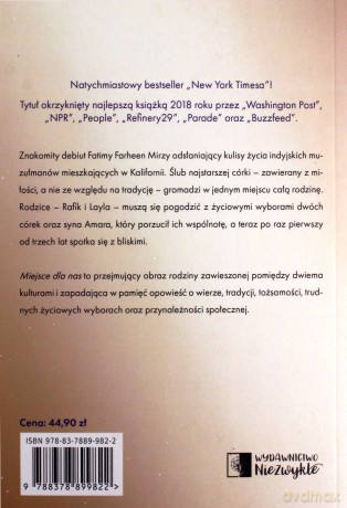 Miejsca dla nas - Fatima Farheen Mirza [KSIĄŻKA]