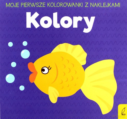 Moje kolorowanki z naklejkami kolory [KSIĄŻKA]
