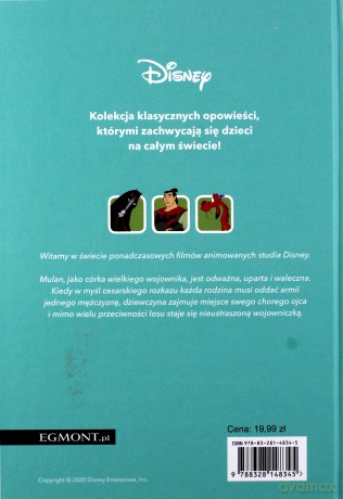Mulan. Disney Najpiękniejsze filmy [KSIĄŻKA]