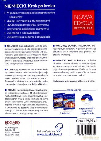 Niemiecki. Krok po kroku Poziom A1-B1 [KSIĄŻKA]