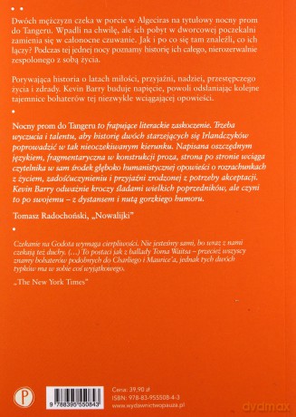 Nocny prom do Tangeru - Kevin Barry [KSIĄŻKA]