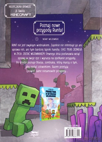 Nowy wojownik w drużynie. Minecraft pamiętnik 8 bitowego wojownika (Tom 9) - Cube Kid [KSIĄŻKA]