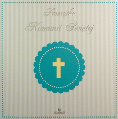 Pamiątka Komunii Świętej wer. niebieska [KSIĄŻKA]