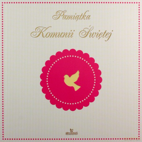 Pamiątka Komunii Świętej wer. różowa [KSIĄŻKA]