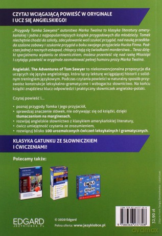 Przygody Tomka Sawyera. The adventures of Tom Sawyer. Adaptacja klasyki z ćwiczeniami do nauki angielskiego - Mark Twain [KSIĄŻKA]