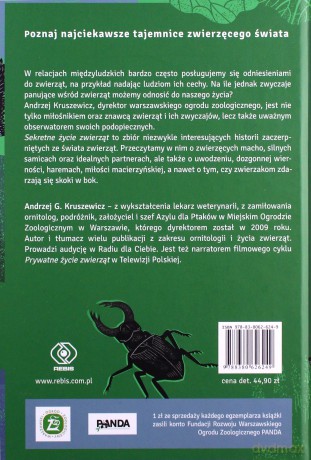 Sekretne życie zwierząt - Andrzej G. Kruszewicz [KSIĄŻKA]
