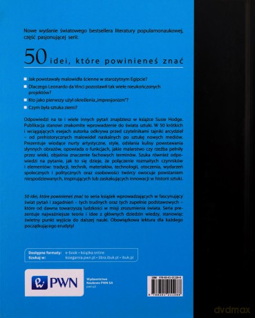 Sztuka 50 idei które powinieneś znać - Susie Hodge [KSIĄŻKA]