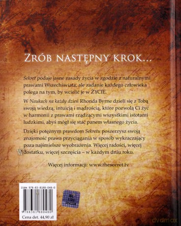 The secret. Nauki na każdy dzień - Rhonda Byrne [KSIĄŻKA]