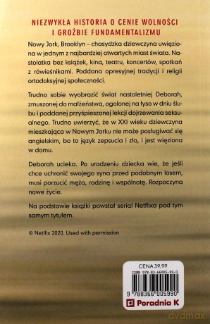 Unorthodox Jak porzuciłam świat ortodoksyjnych Żydów - Deborah Feldman [KSIĄŻKA]