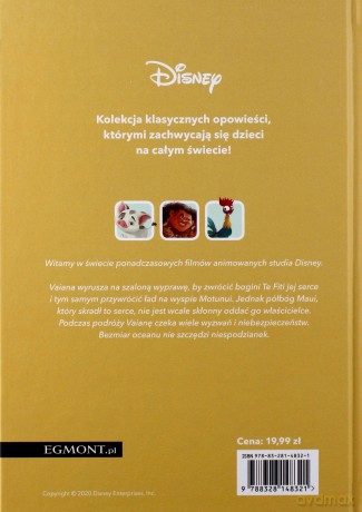Vaiana. Disney najpiękniejsze filmy [KSIĄŻKA]